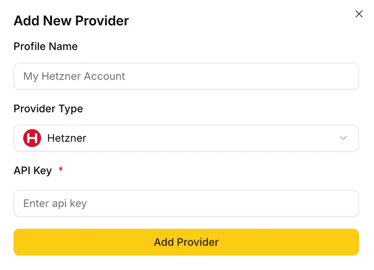 Add Provider